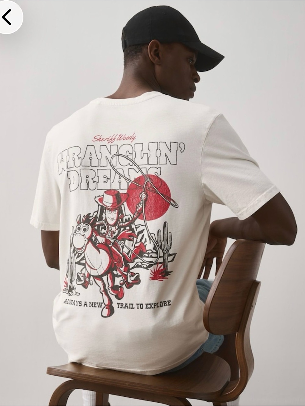 Toy Story Wranglin' Dreams Graphic Tee - White/Red